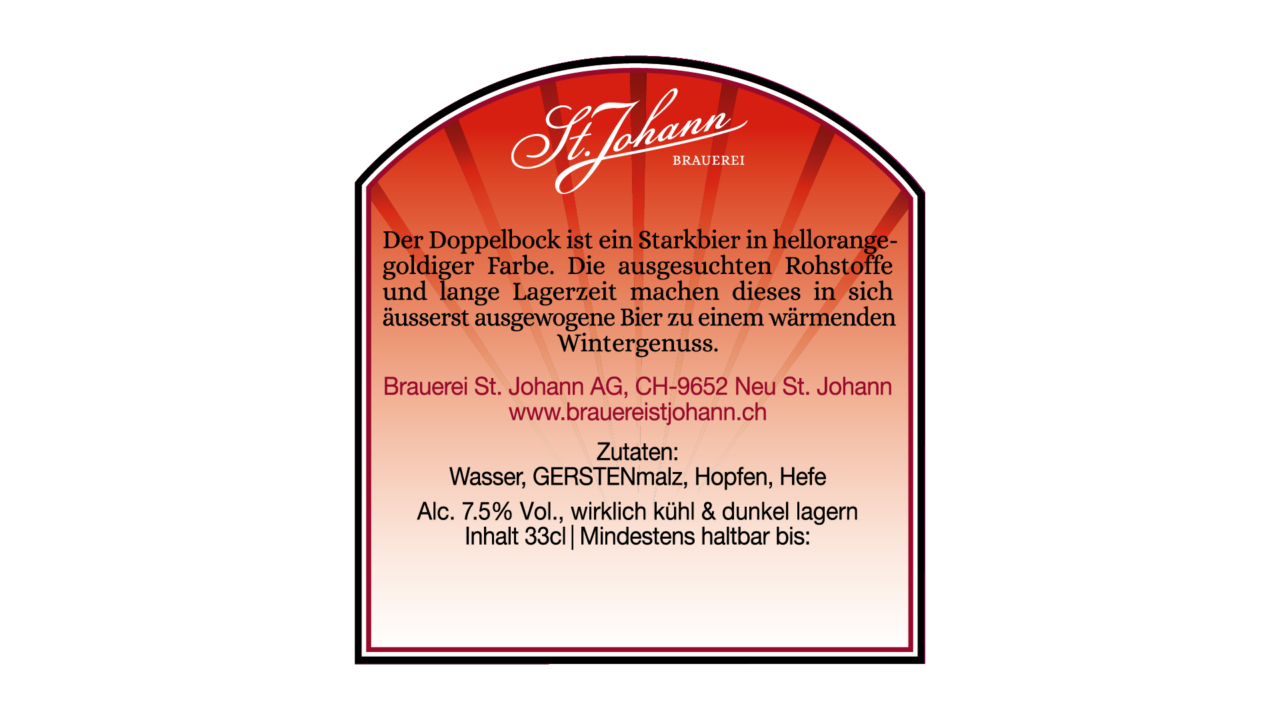 St. Johann Doppelbock – Bild 2