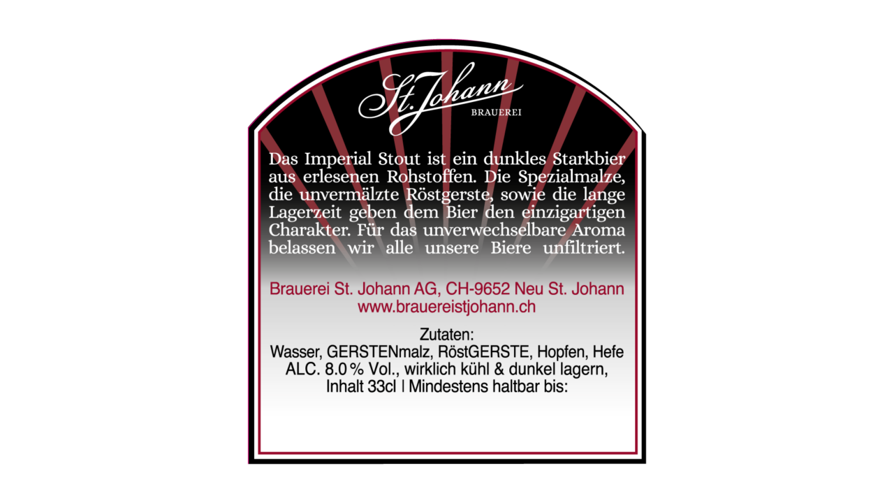 St. Johann Imperial Stout – Bild 2